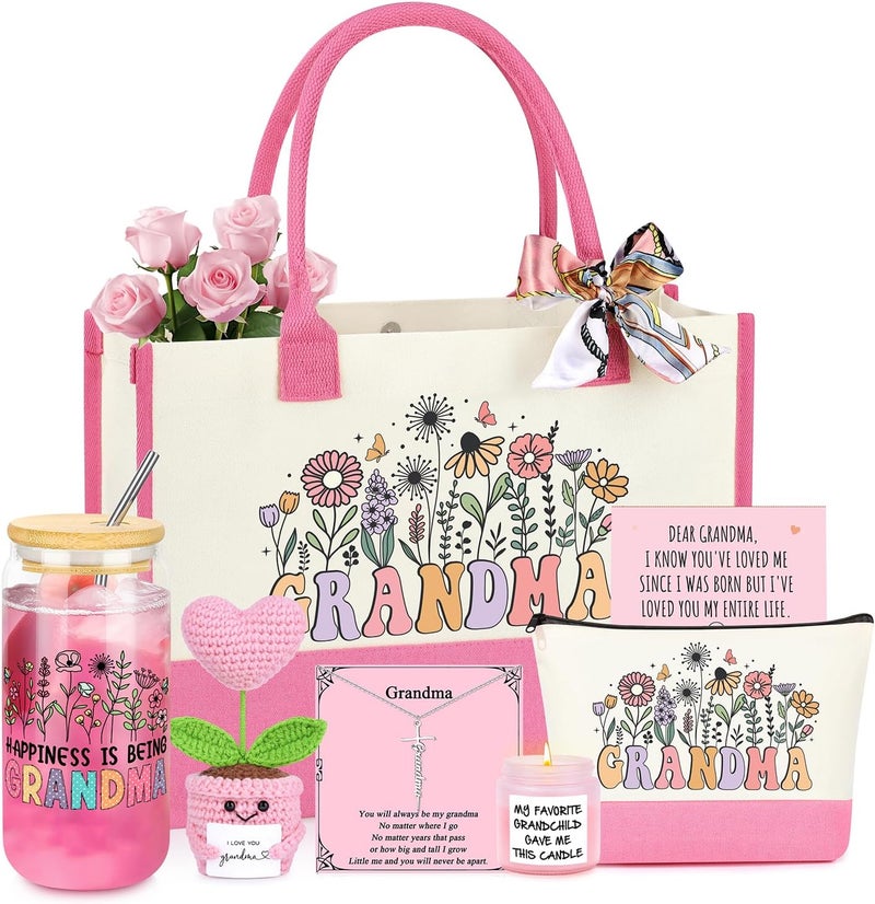 JSENGIFT Gifts for Women Basket Set of 6, Valentines Mothers Day Birthday Gifts for Mom Grandma Sister Daughter - Image 1